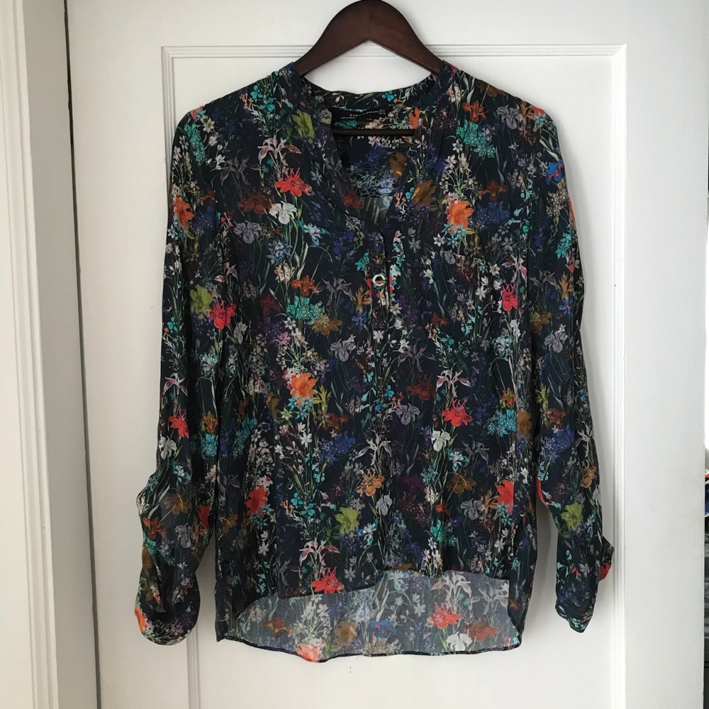 Fabulous floral Zara top!
